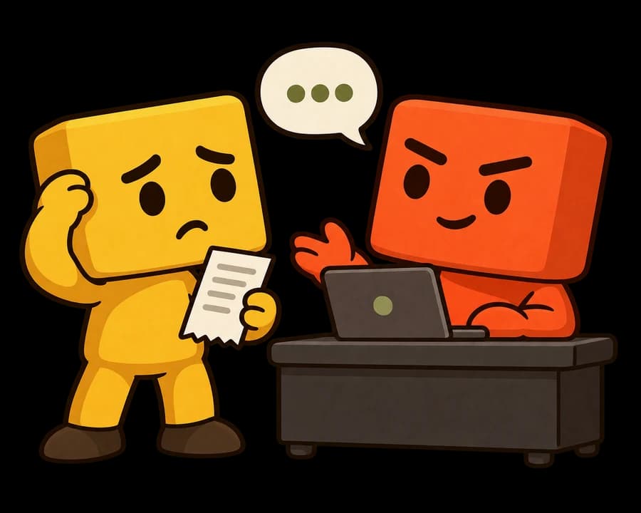 A player bringing a payment problem to the complaints team