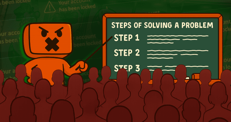 Problem solving process for online casinos